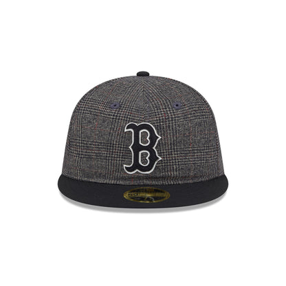 Boston Red Sox Plaid Retro Crown 59FIFTY Fitted Hat