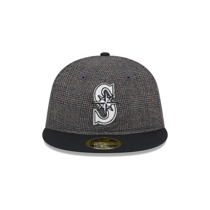 Seattle Mariners Plaid Retro Crown 59FIFTY Fitted Hat