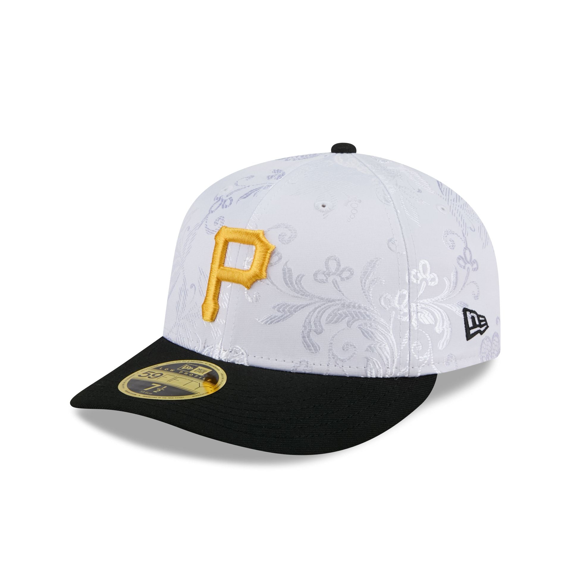 Pittsburgh Pirates Floral Shine Low Profile 59FIFTY Fitted Hat