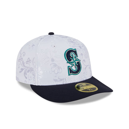 Seattle Mariners Floral Shine Low Profile 59FIFTY Fitted Hat