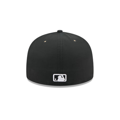 Seattle Mariners Black Poly Rope Split Panel 59FIFTY Fitted Hat