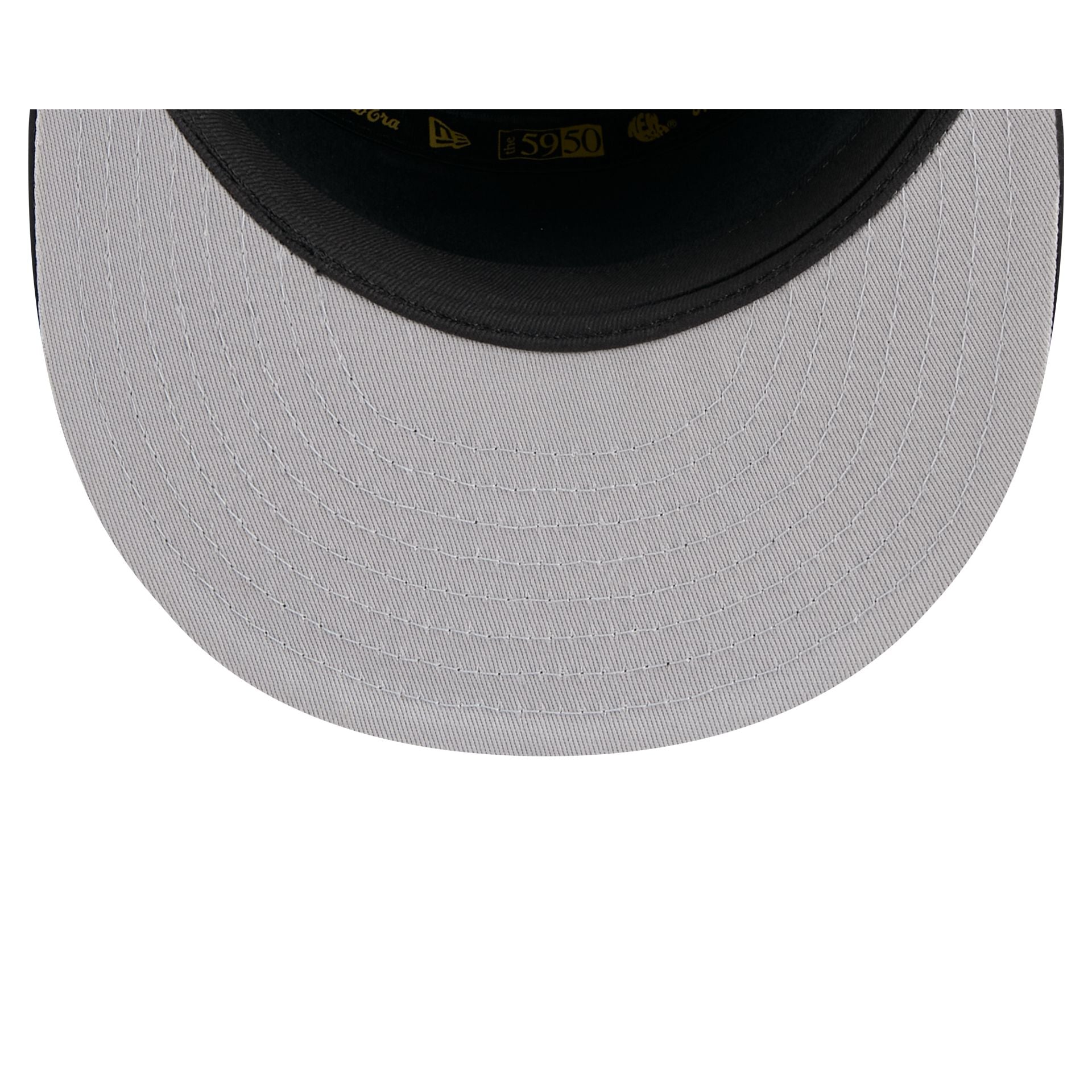 Seattle Mariners Black Poly Rope Split Panel 59FIFTY Fitted Hat