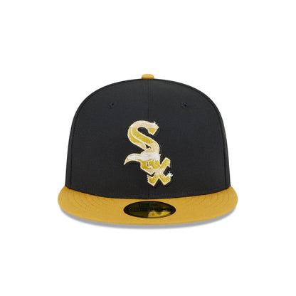 Chicago White Sox Metallic Gold Logo 59FIFTY Fitted Hat