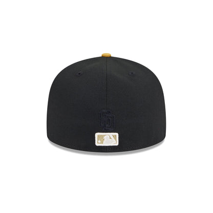 San Diego Padres Metallic Gold Logo 59FIFTY Fitted Hat