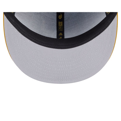 Chicago Bulls Metallic Gold Logo 59FIFTY Fitted Hat