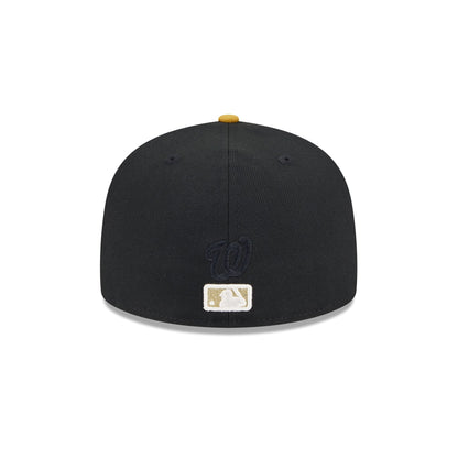 Washington Nationals Metallic Gold Logo 59FIFTY Fitted Hat