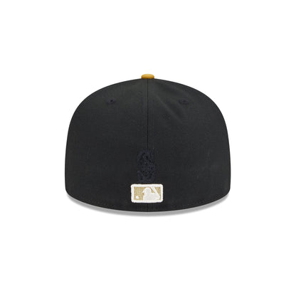 Seattle Mariners Metallic Gold Logo 59FIFTY Fitted Hat