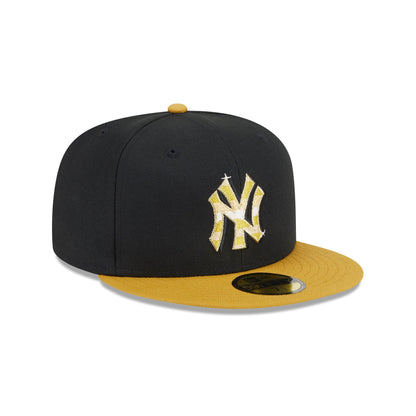 New York Yankees Metallic Gold Logo 59FIFTY Fitted Hat