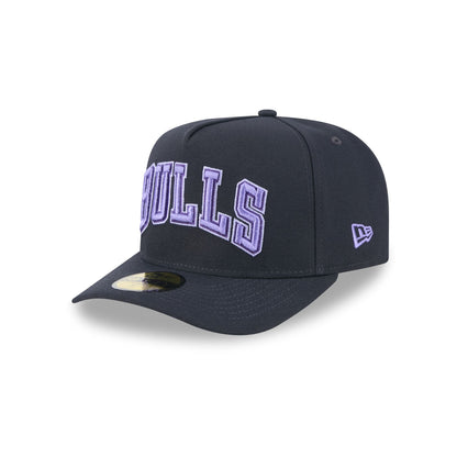 Chicago Bulls Navy Lavender 59FIFTY A-Frame Fitted Hat