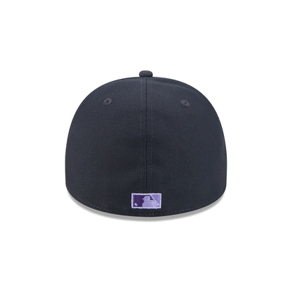 Philadelphia Phillies Navy Lavender 59FIFTY A-Frame Fitted Hat