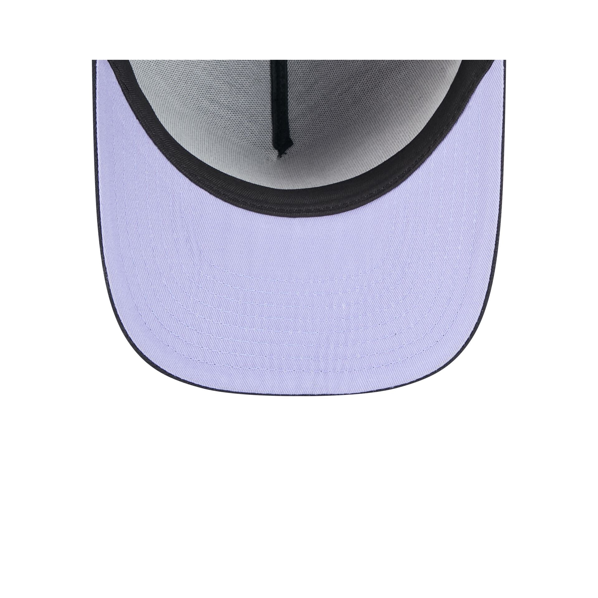 Philadelphia Phillies Navy Lavender 59FIFTY A-Frame Fitted Hat