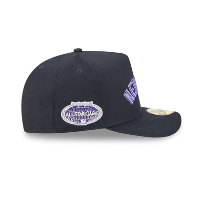 New York Yankees Navy Lavender 59FIFTY A-Frame Fitted Hat