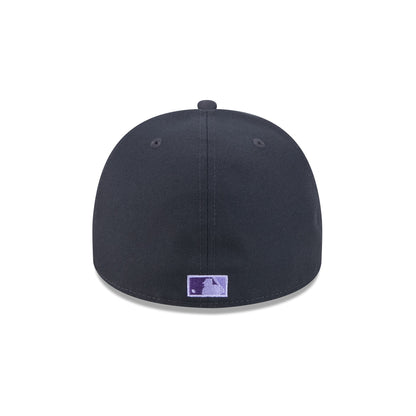 Athletics Navy Lavender 59FIFTY A-Frame Fitted Hat