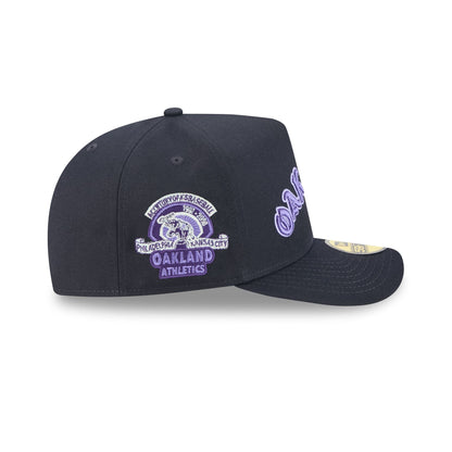 Athletics Navy Lavender 59FIFTY A-Frame Fitted Hat