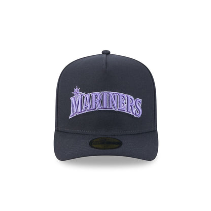 Seattle Mariners Navy Lavender 59FIFTY A-Frame Fitted Hat