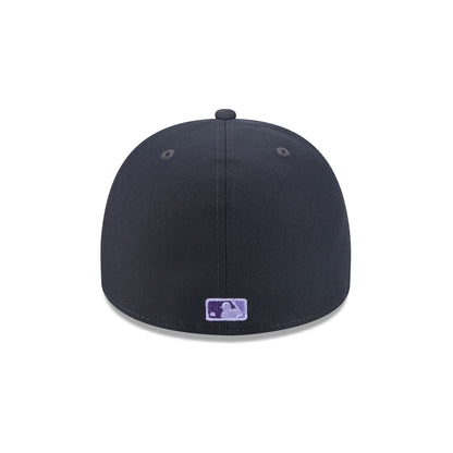 Seattle Mariners Navy Lavender 59FIFTY A-Frame Fitted Hat