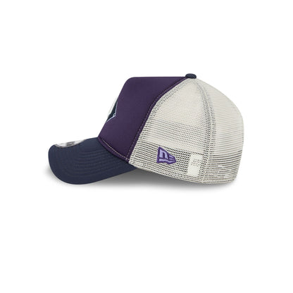 Chicago White Sox Navy Purple 9FORTY A-Frame Trucker Hat