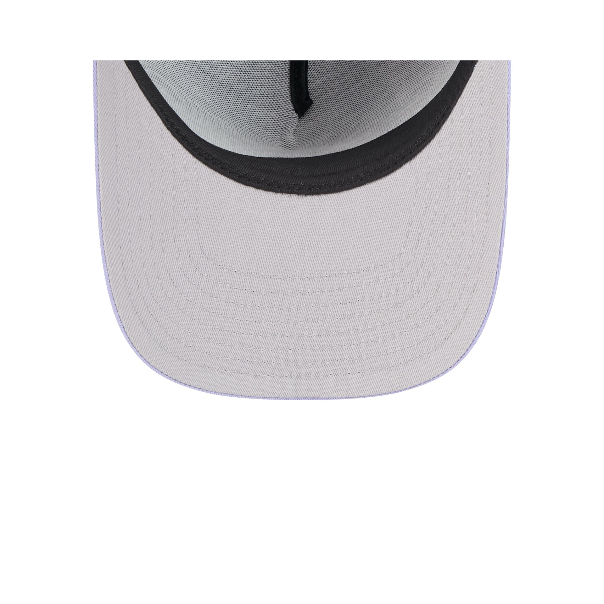 Chicago White Sox Navy Lavender 9FIFTY A-Frame Snapback Hat