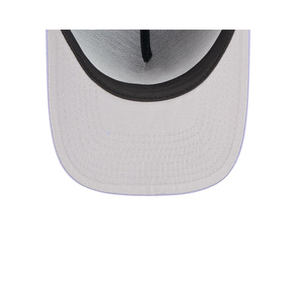 Texas Rangers Navy Lavender 9FIFTY A-Frame Snapback Hat