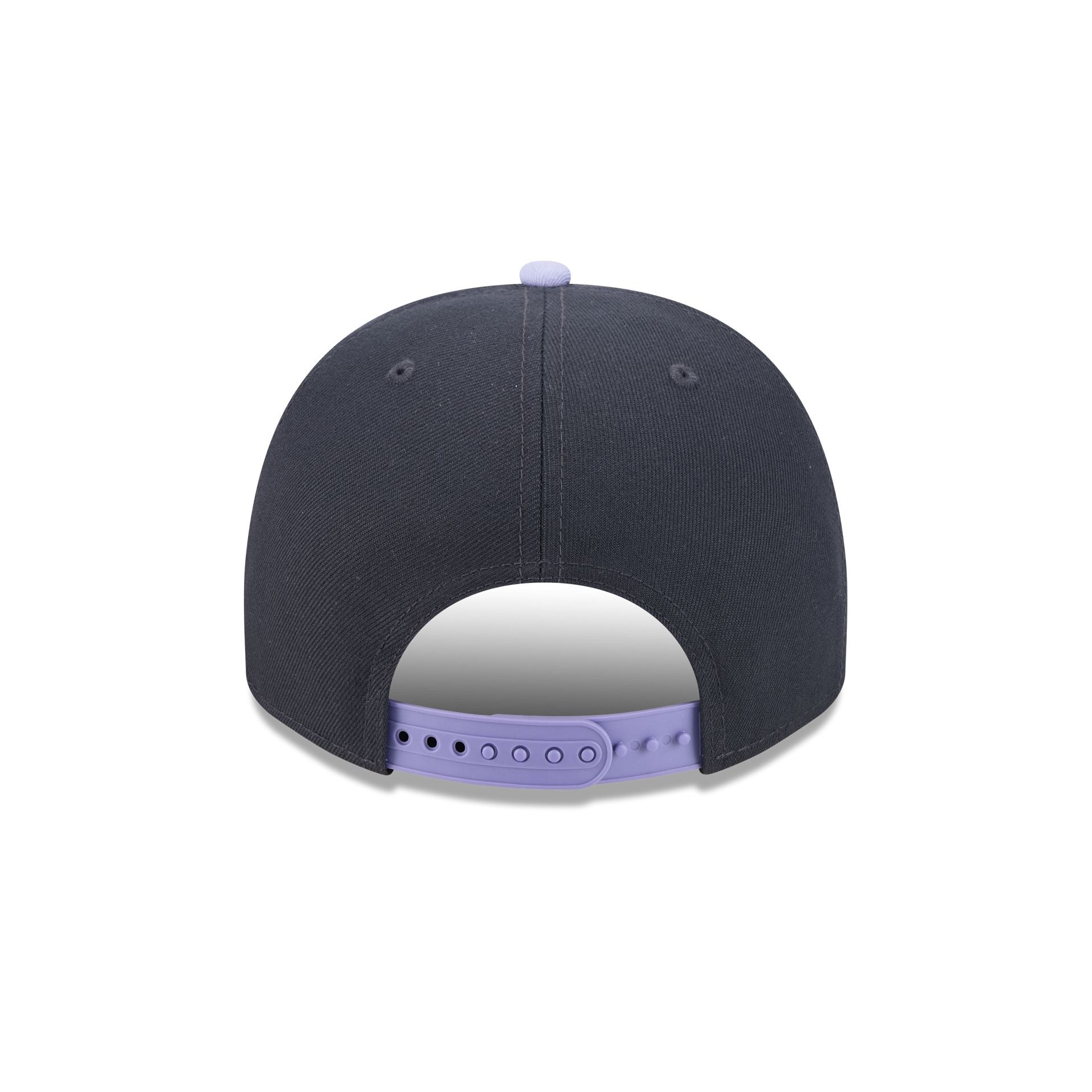 Atlanta Braves Navy Lavender 9FIFTY A-Frame Snapback Hat