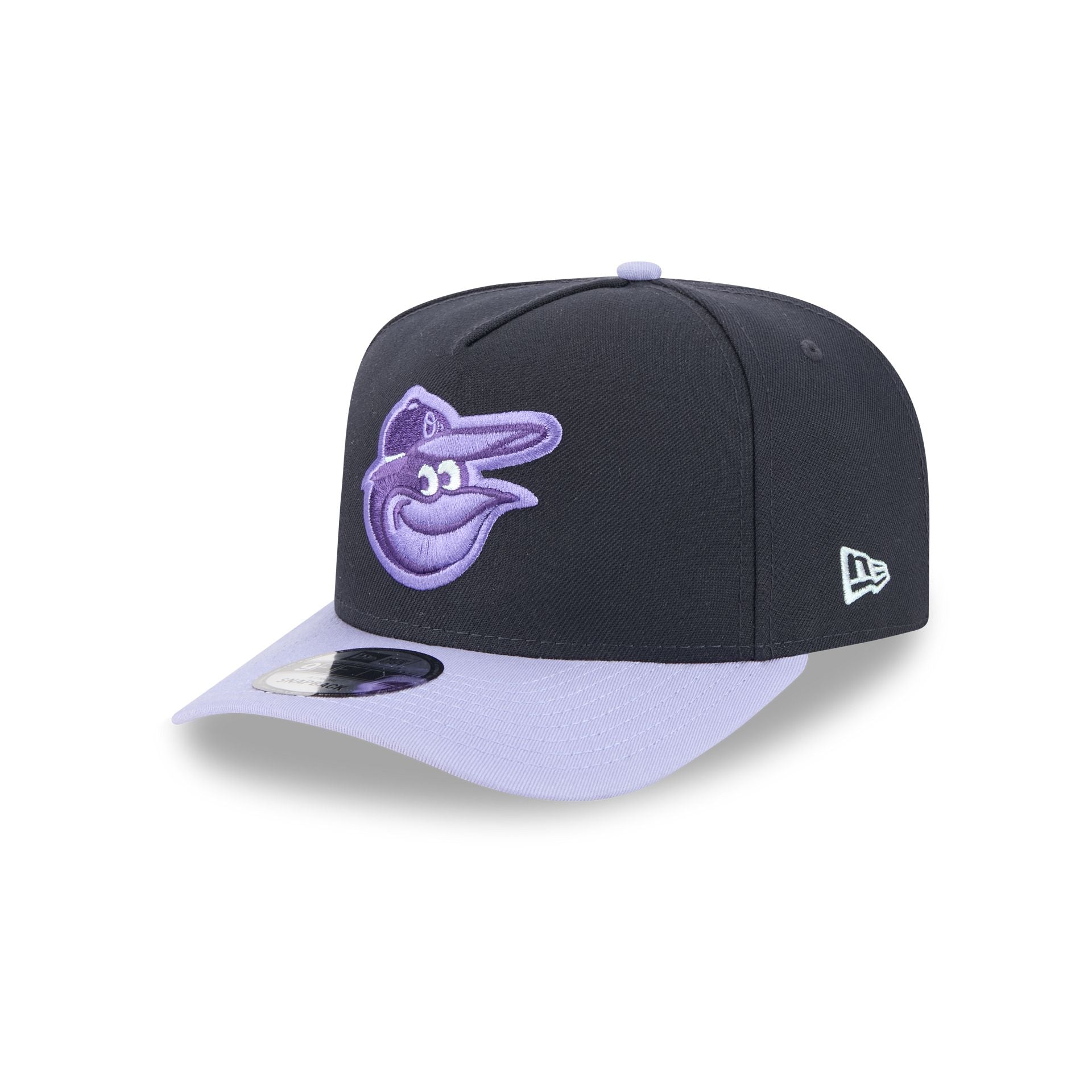 Baltimore Orioles Navy Lavender 9FIFTY A-Frame Snapback Hat
