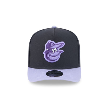 Baltimore Orioles Navy Lavender 9FIFTY A-Frame Snapback Hat