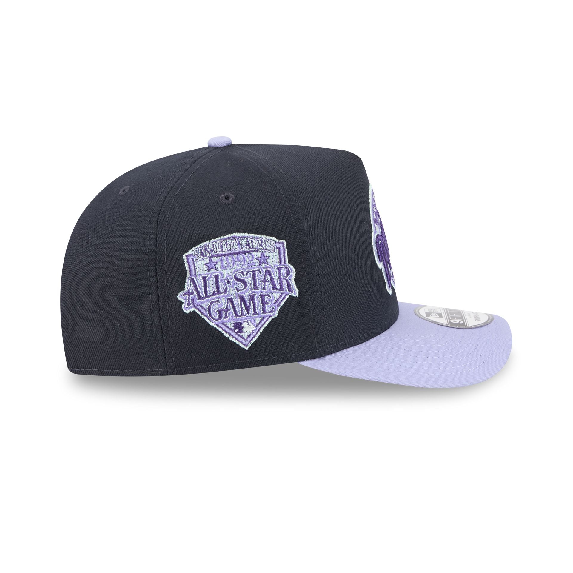 San Diego Padres Navy Lavender 9FIFTY A-Frame Snapback Hat