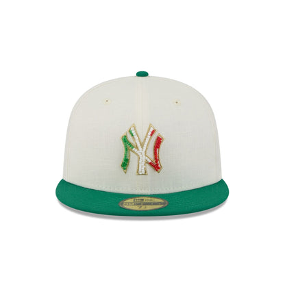 New York Yankees Beaded Linen 59FIFTY Fitted Hat