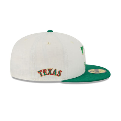 Texas Rangers Beaded Linen 59FIFTY Fitted Hat