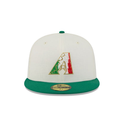 Arizona Diamondbacks Beaded Linen 59FIFTY Fitted Hat