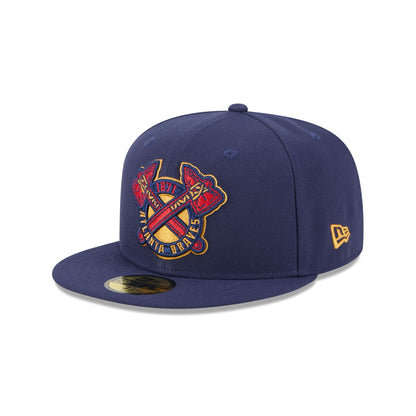 Atlanta Braves Blue Tartan 59FIFTY Fitted Hat