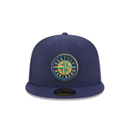 Seattle Mariners Blue Tartan 59FIFTY Fitted Hat