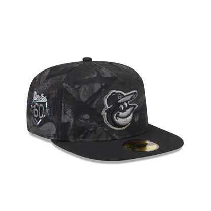 Just Caps Ripstop Camo Baltimore Orioles 59FIFTY A-Frame Fitted Hat