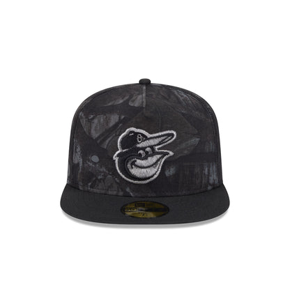 Just Caps Ripstop Camo Baltimore Orioles 59FIFTY A-Frame Fitted Hat