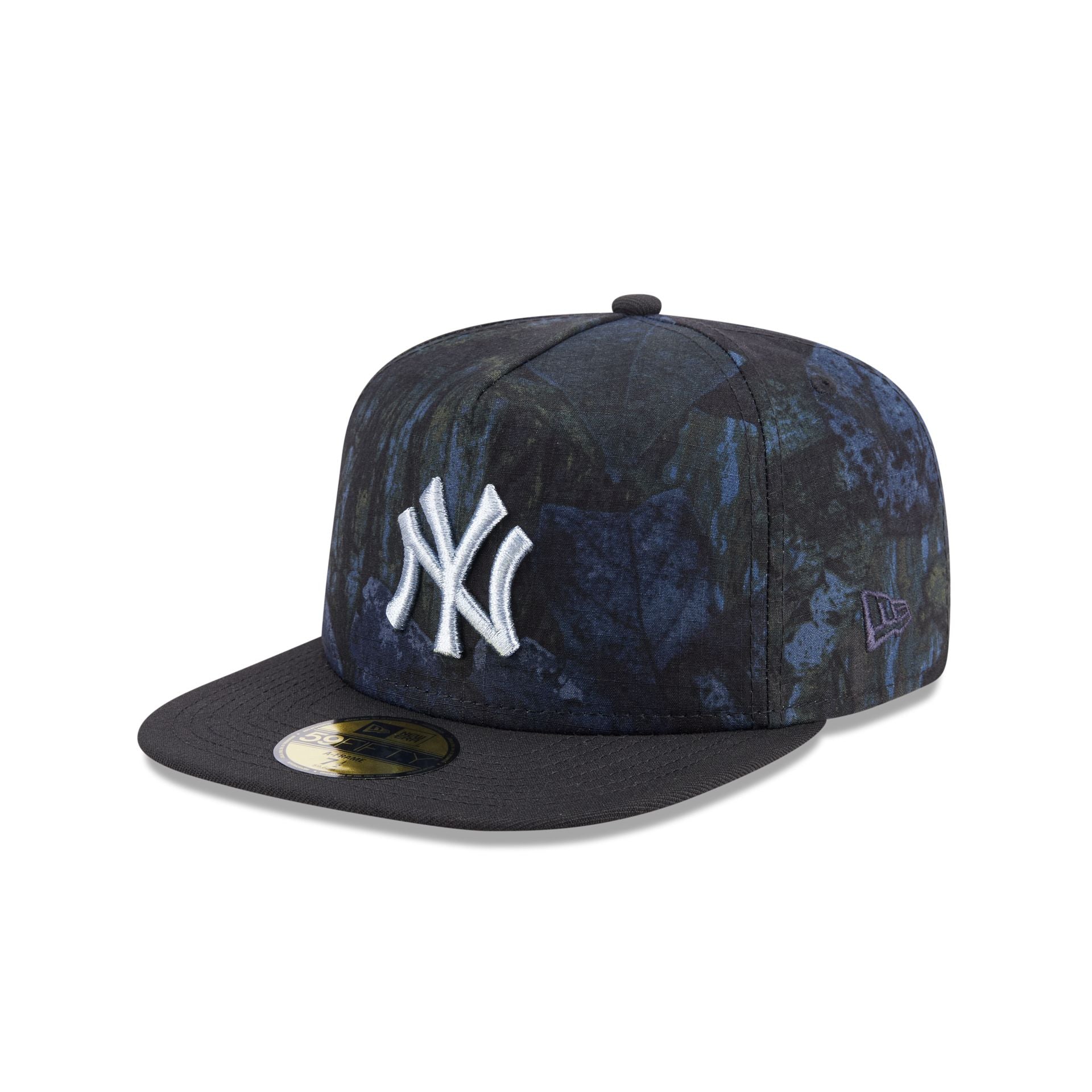 Just Caps Ripstop Camo New York Yankees 59FIFTY A-Frame Fitted Hat