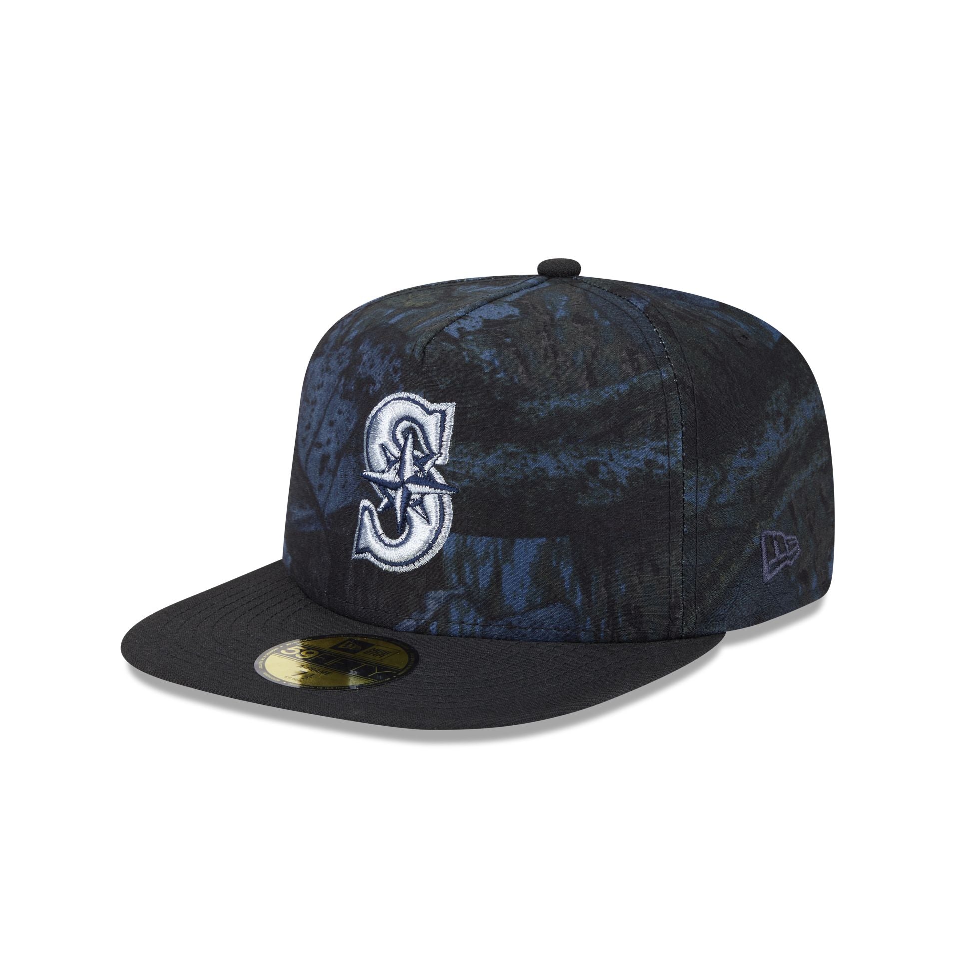 Just Caps Ripstop Camo Seattle Mariners 59FIFTY A-Frame Fitted Hat