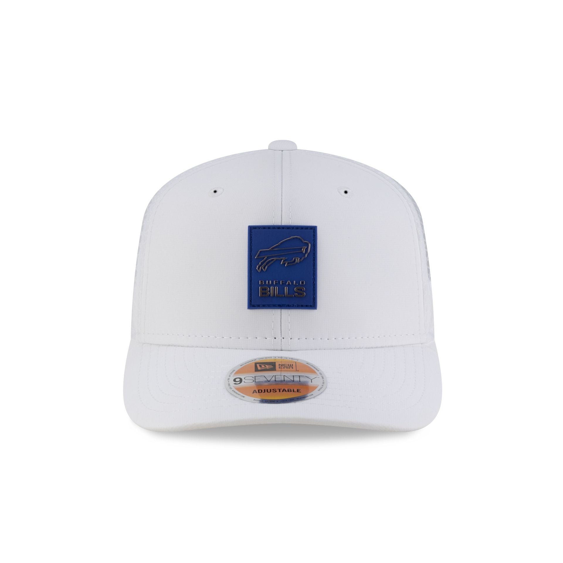 Buffalo Bills 2025 Sideline Hot Weather White 9SEVENTY Trucker Hat