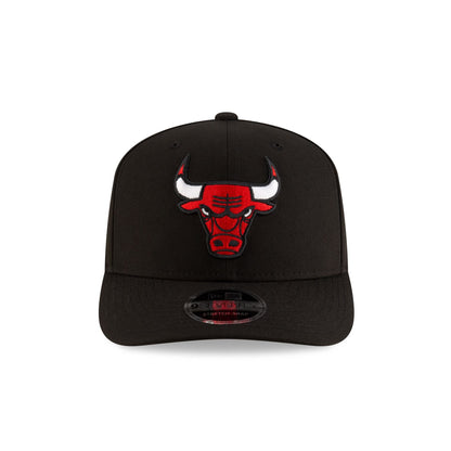 Chicago Bulls Team Black 9SEVENTY Stretch-Snap Hat