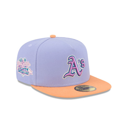 Athletics Lavender 59FIFTY A-Frame Fitted Hat