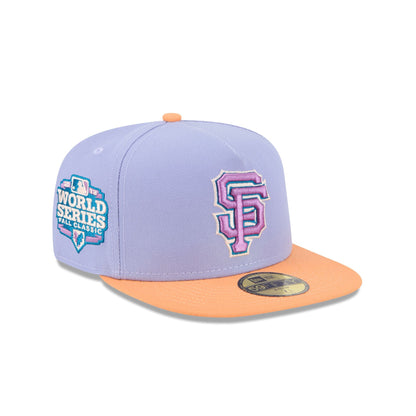 San Francisco Giants Lavender 59FIFTY A-Frame Fitted Hat