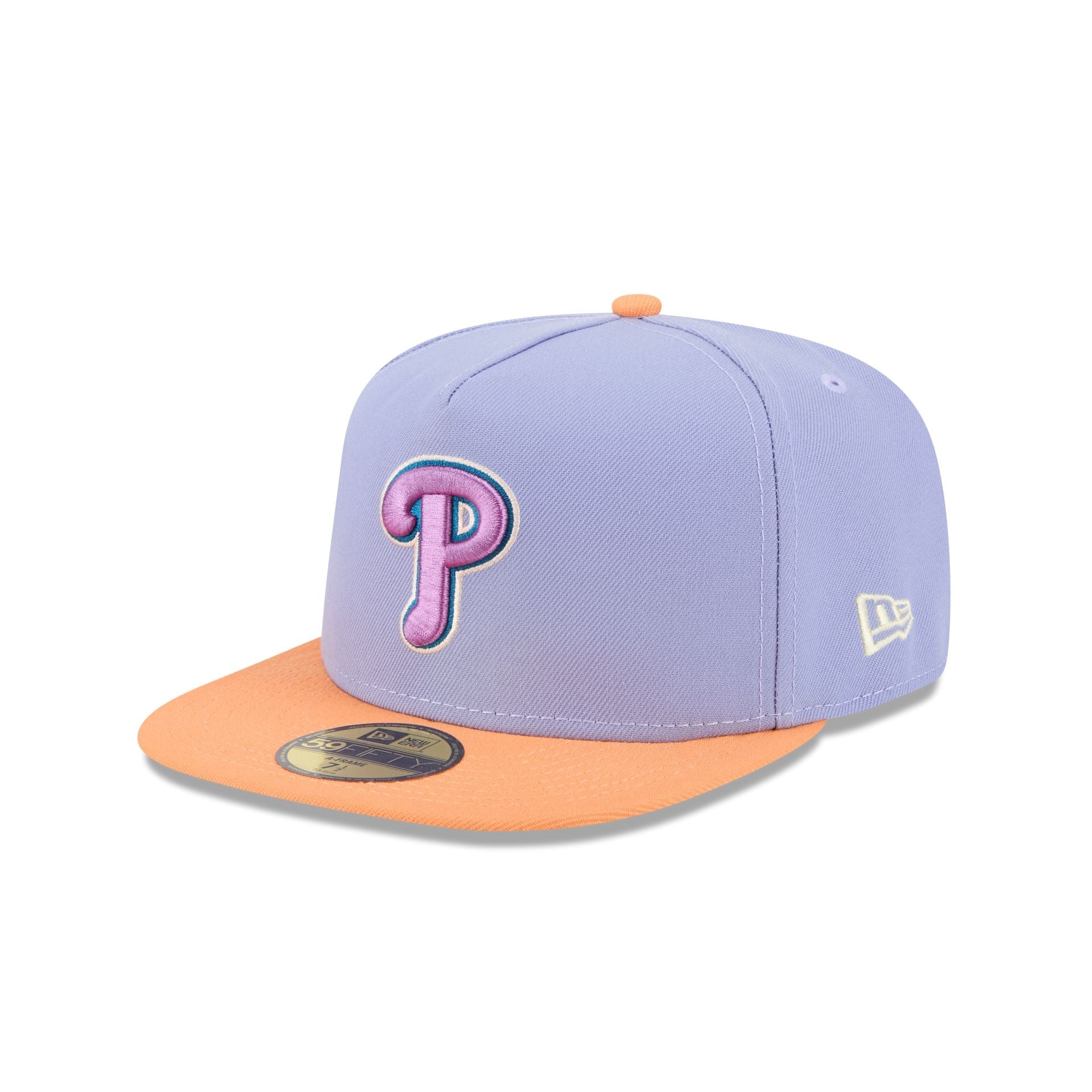 Philadelphia Phillies Lavender 59FIFTY A-Frame Fitted Hat