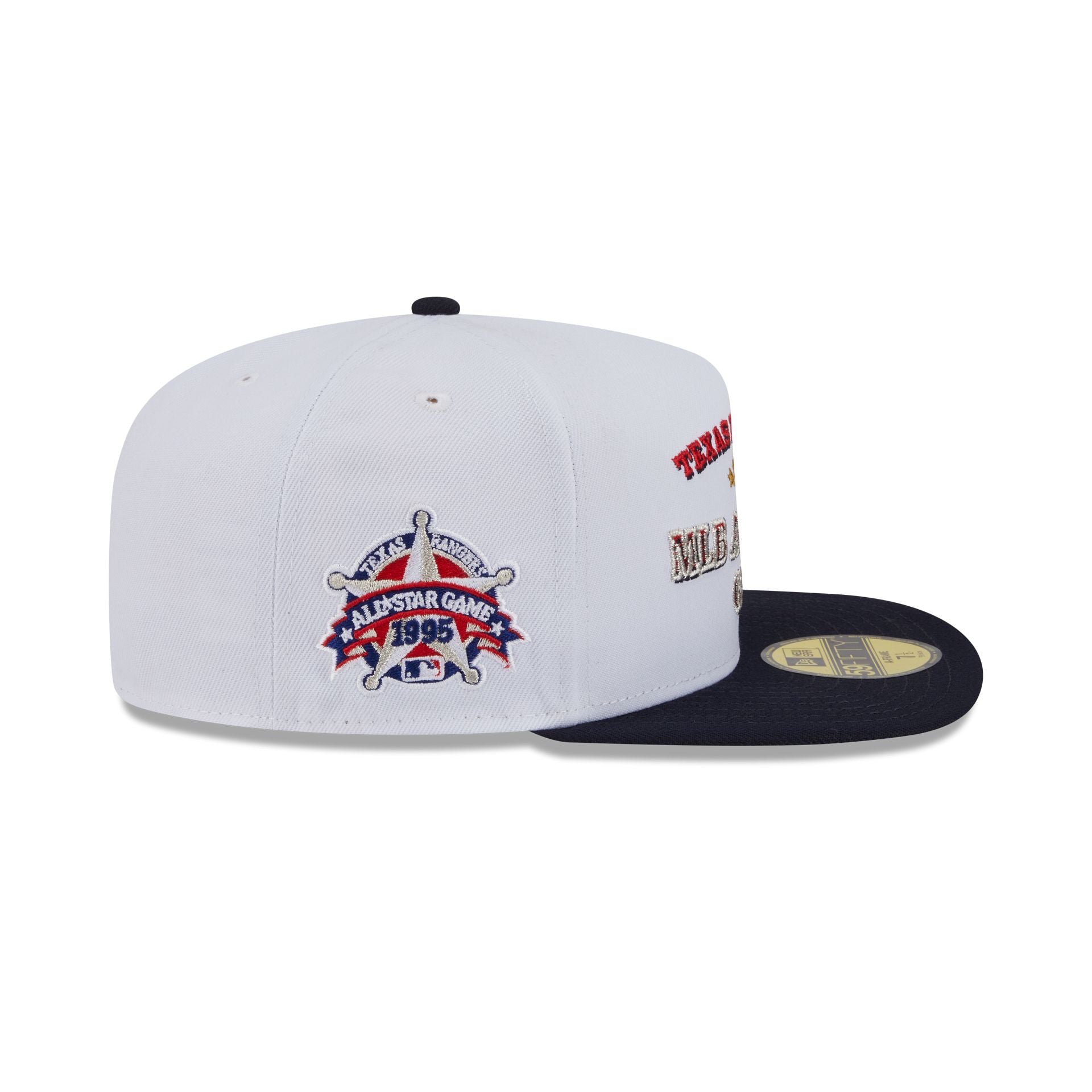 Texas Rangers Summer Derby White 59FIFTY A-Frame Fitted Hat