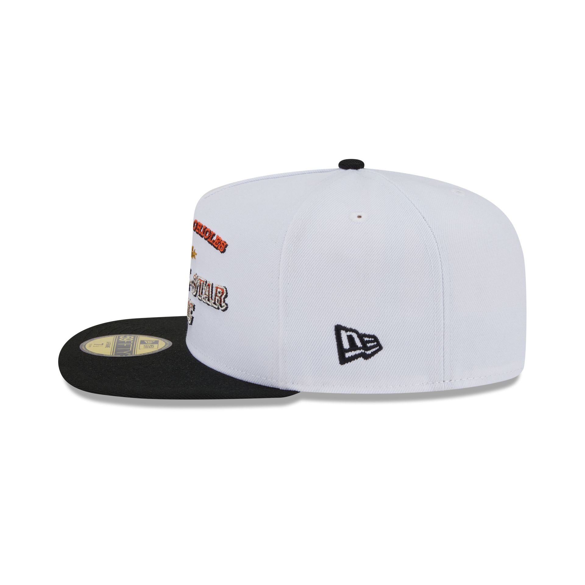 Baltimore Orioles Summer Derby White 59FIFTY A-Frame Fitted Hat