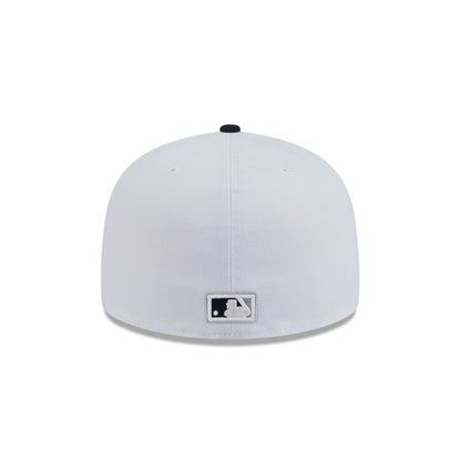 New York Yankees Summer Derby White 59FIFTY A-Frame Fitted Hat