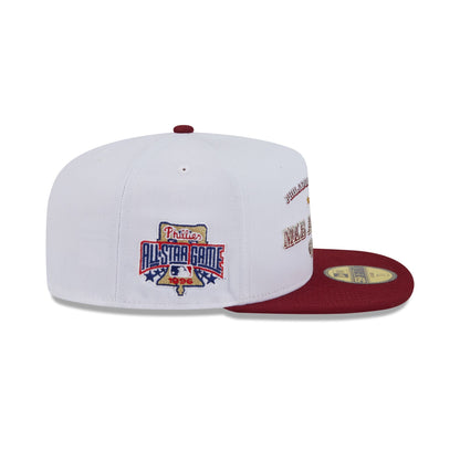 Philadelphia Phillies Summer Derby White 59FIFTY A-Frame Fitted Hat