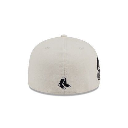 Boston Red Sox Front Zip 59FIFTY A-Frame Fitted Hat