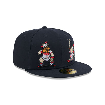 Atlanta Braves Generation Mascots 59FIFTY Fitted Hat