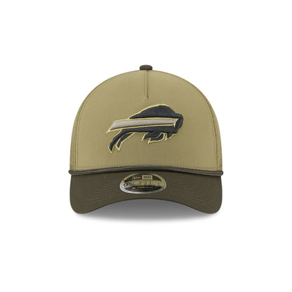 Buffalo Bills 2025 Salute to Service 9FORTY M-Crown A-Frame Trucker Hat