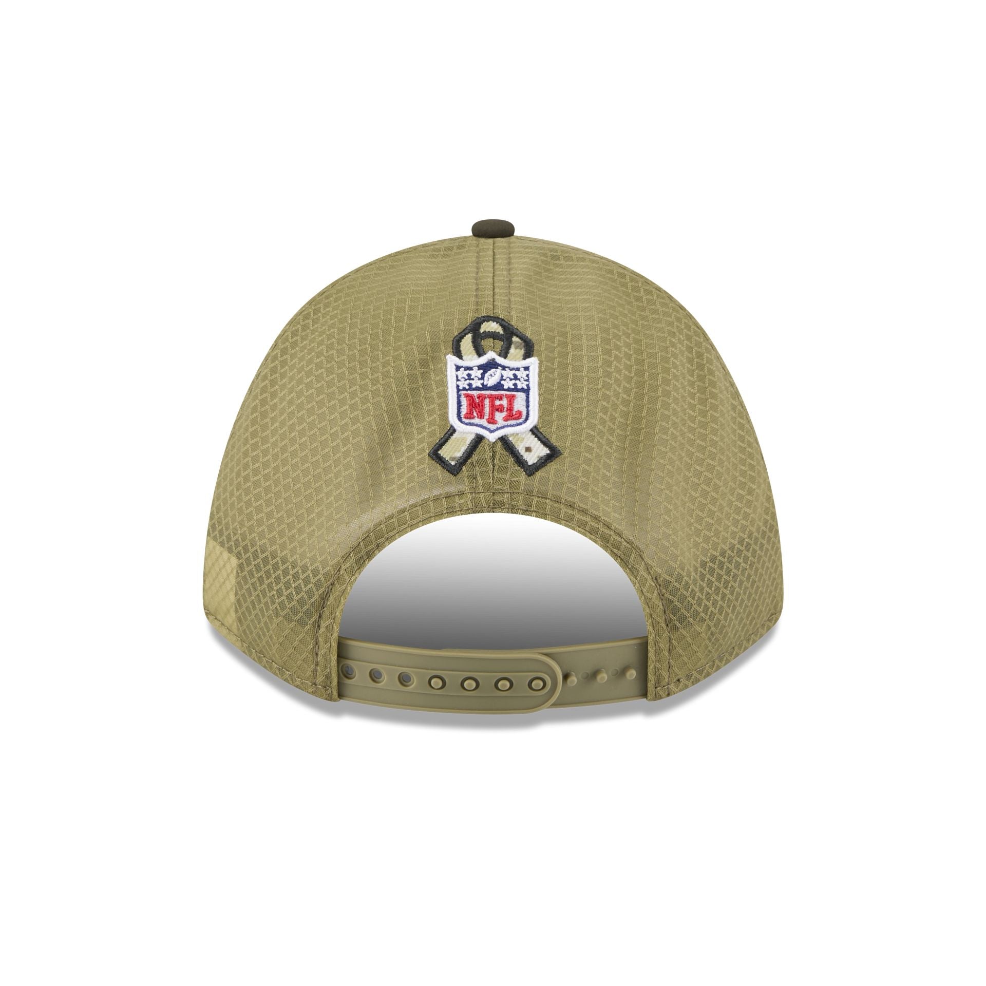 Buffalo Bills 2025 Salute to Service 9FORTY M-Crown A-Frame Trucker Hat