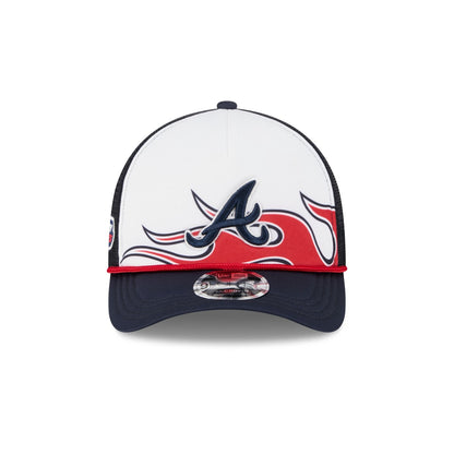 Atlanta Braves Speedway Classic Fan Pack 9FORTY M-Crown A-Frame Trucker